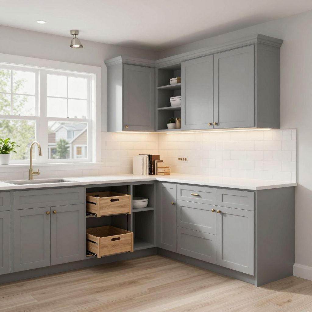 Corner Lazy Susan Cabinet