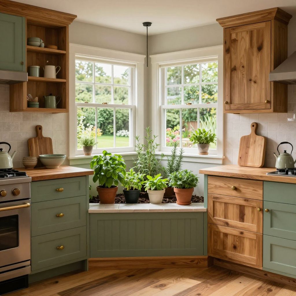 Corner Herb Garden Nook