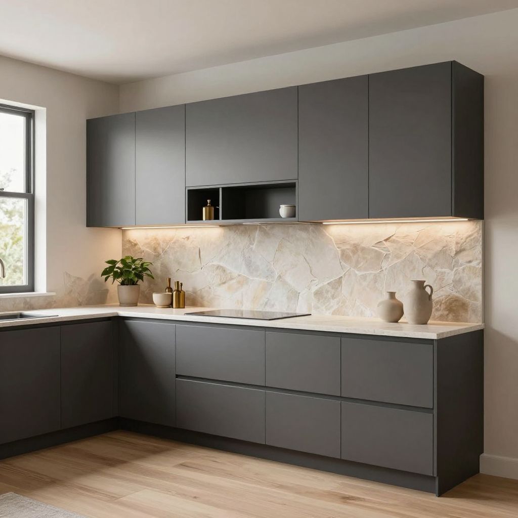 Corner Floating Cabinet Wall