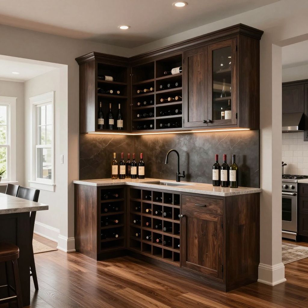 Corner Wine Storage