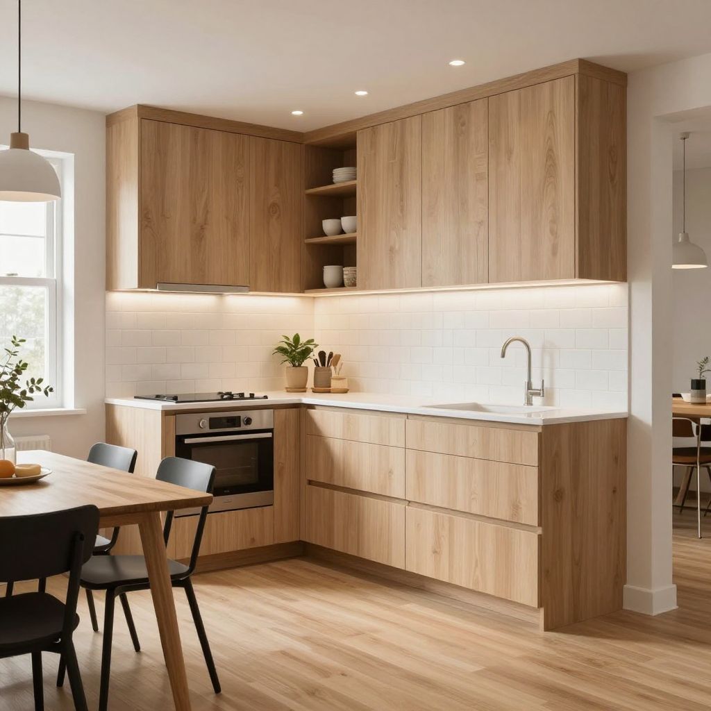 Scandinavian Basement Kitchen