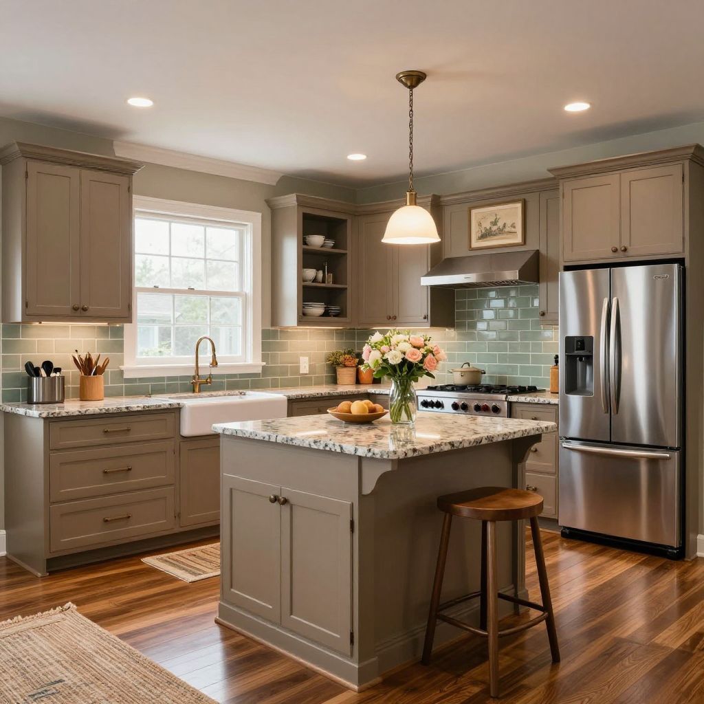 Traditional Basement Kitchen
