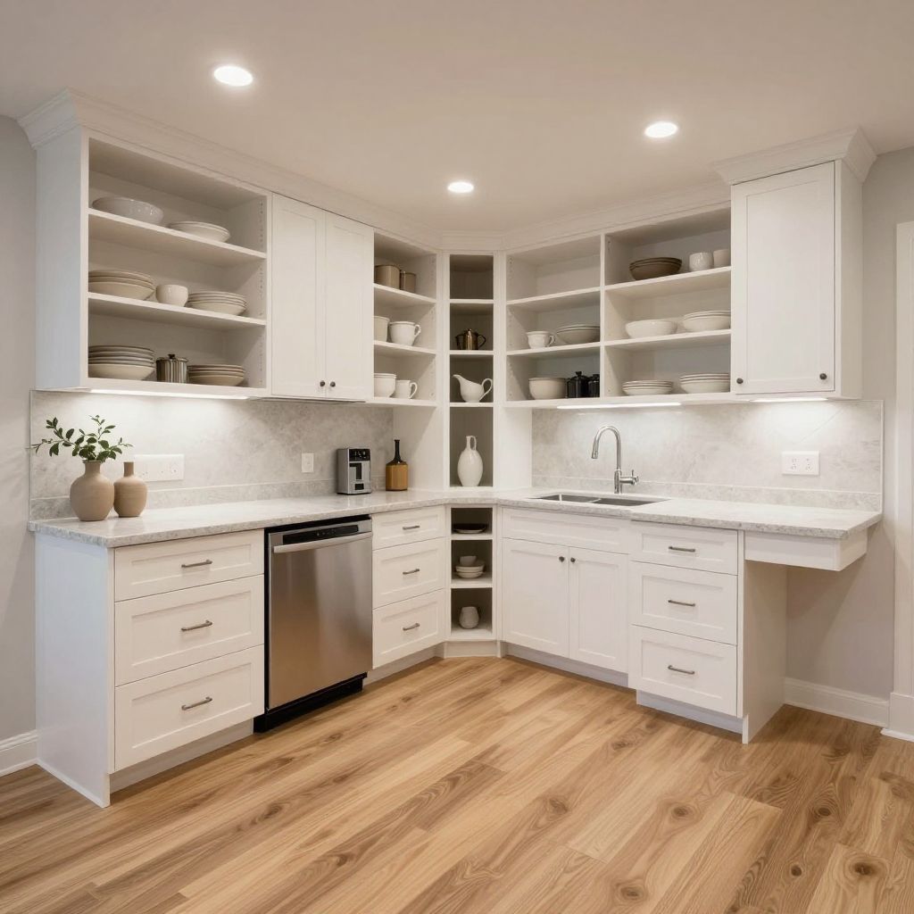 Basement Kitchen With Extra Pantry Space