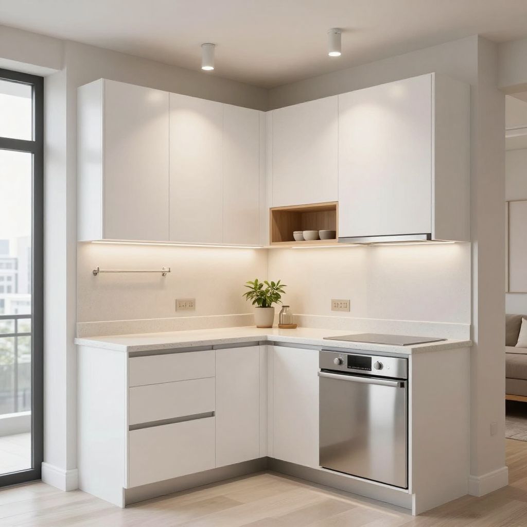Compact Apartment Kitchen