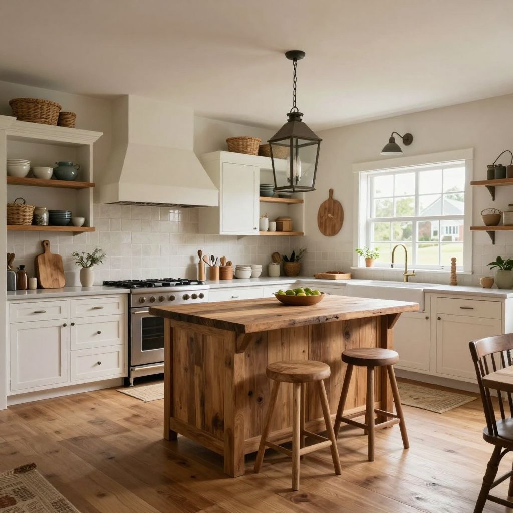 Rustic boho farmhouse mix kitchen