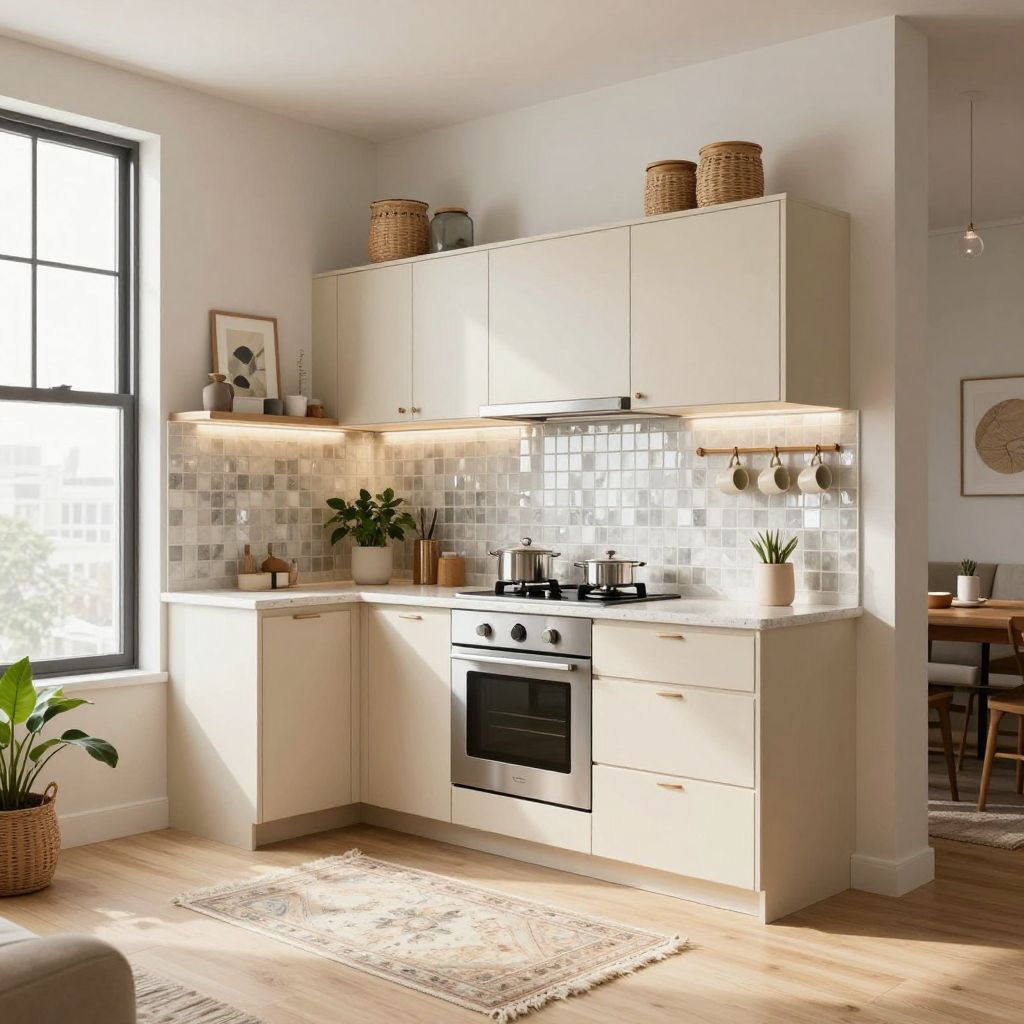 Tiny kitchen boho tricks kitchen