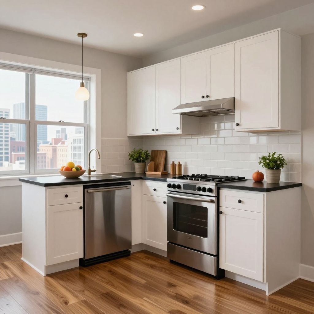 Dark countertop idea for drama