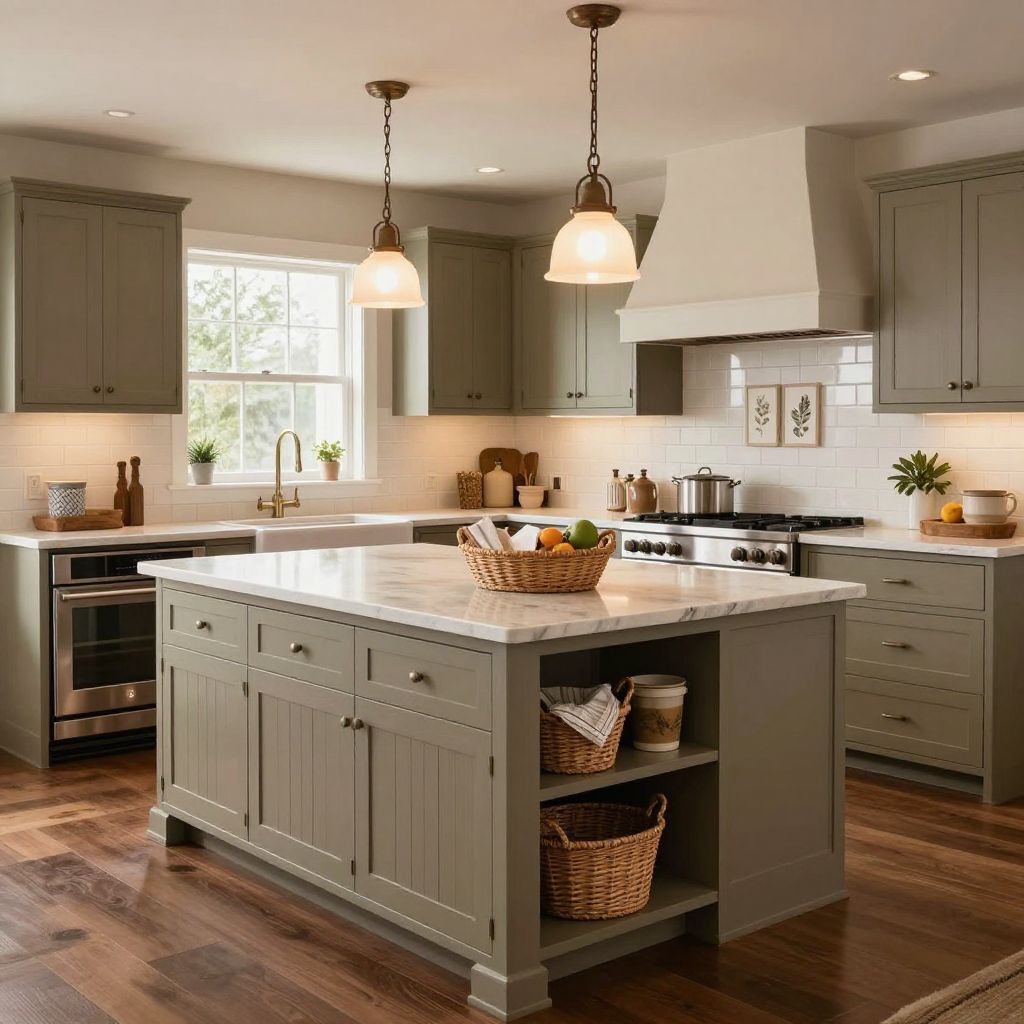 centerpiece kitchen island decor ideas 10