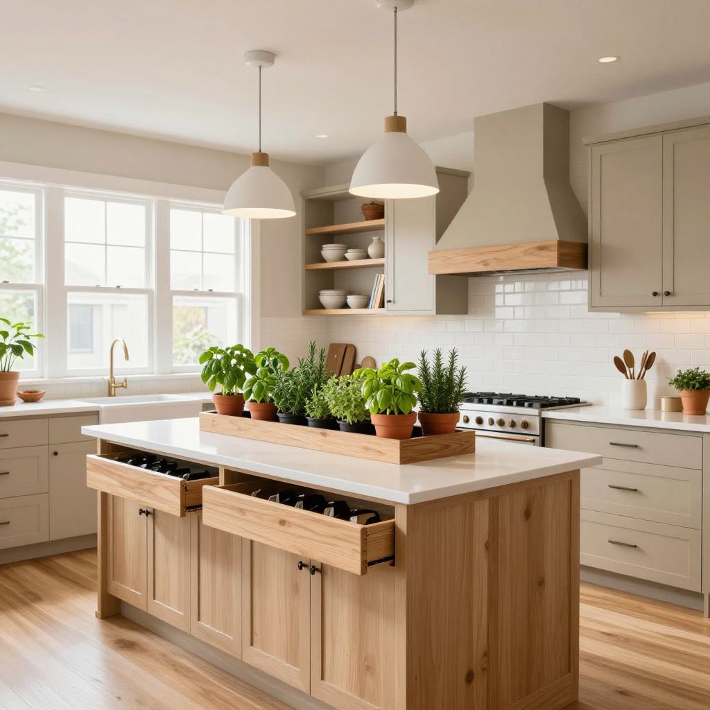 centerpiece kitchen island decor ideas 12