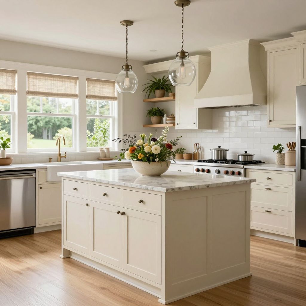 centerpiece kitchen island decor ideas 8