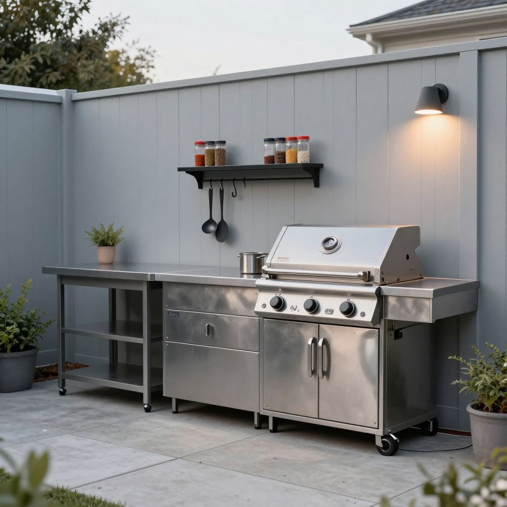 cheap simple outdoor kitchen ideas 1