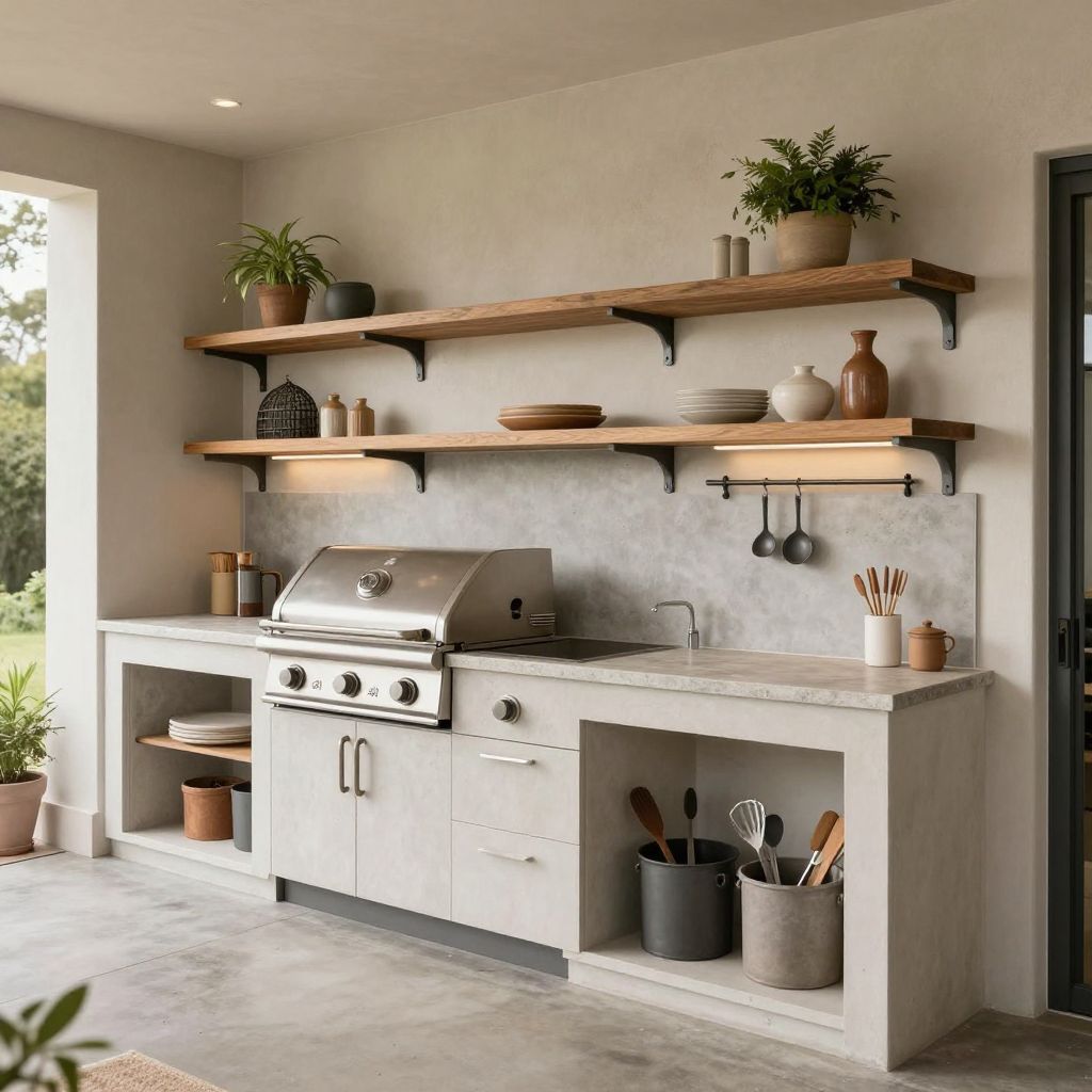 cheap simple outdoor kitchen ideas 9
