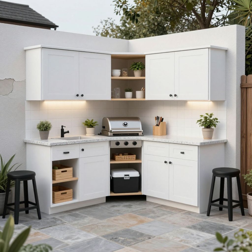 cheap simple outdoor kitchen ideas 8