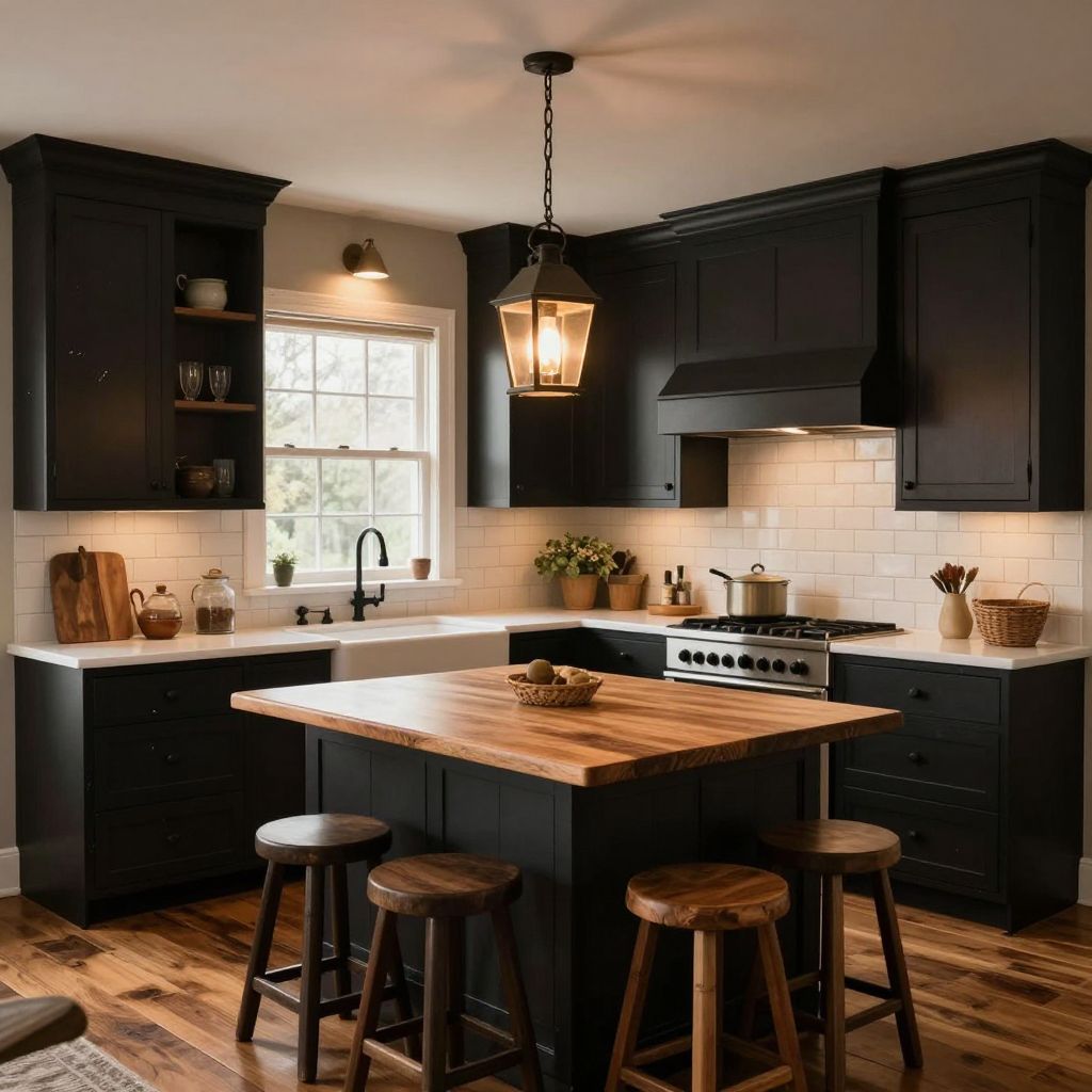 Dark kitchen ideas image 14