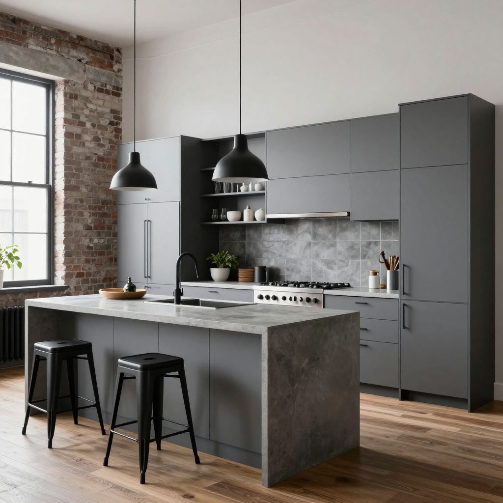 Dark kitchen ideas image 8