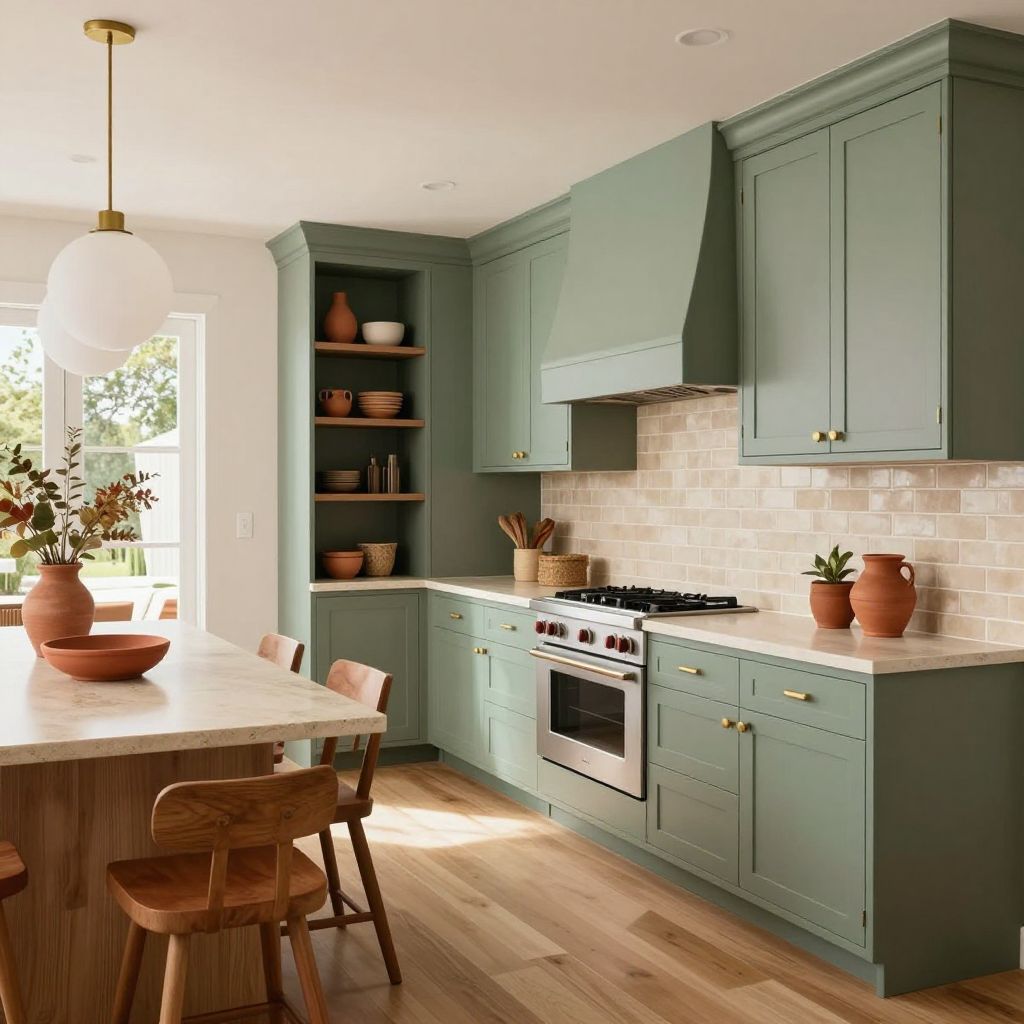 earthy boho kitchen ideas 3