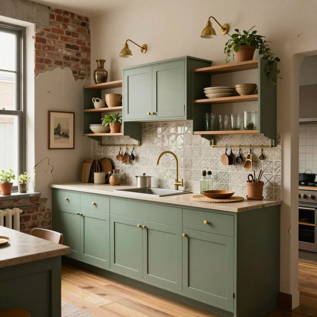 earthy boho kitchen ideas 9