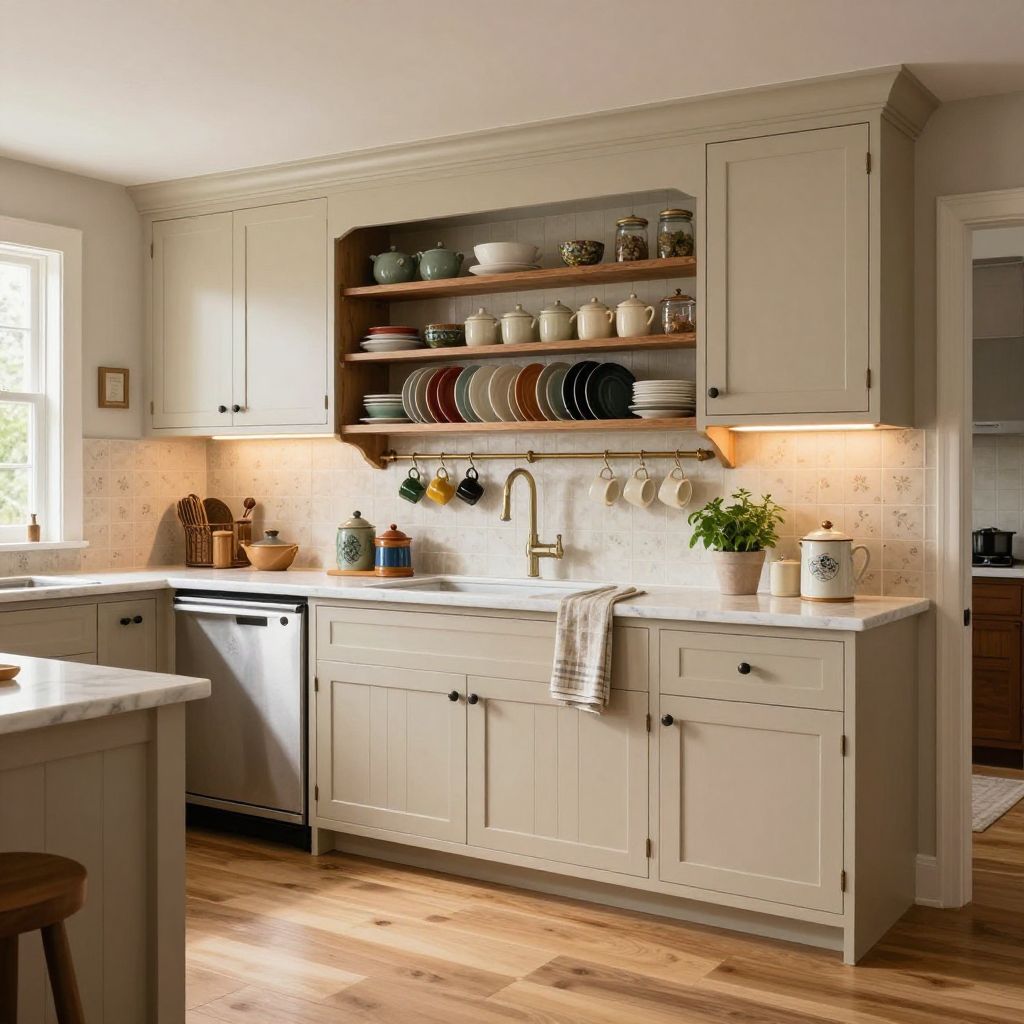 Plate rack display wall for empty wall in kitchen ideas