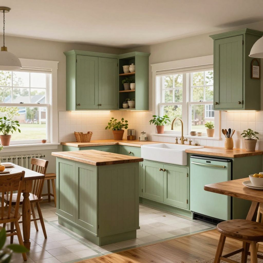 kitchen tile to wood floor transition ideas - stone inset between materials