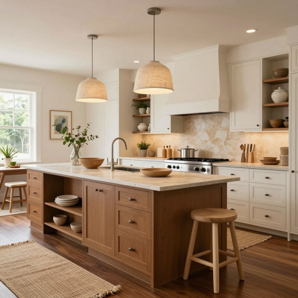 earthy boho kitchen ideas 5