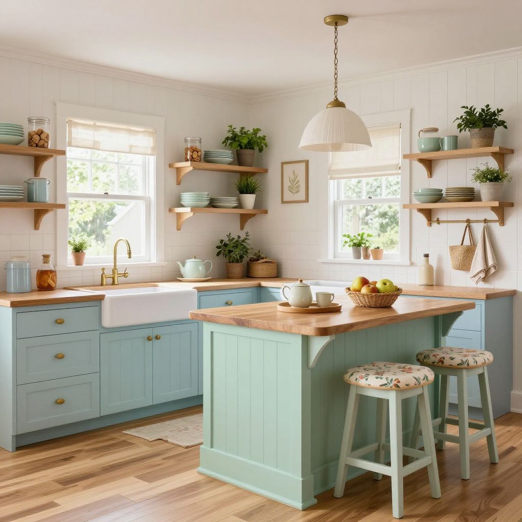 French country kitchen idea 14