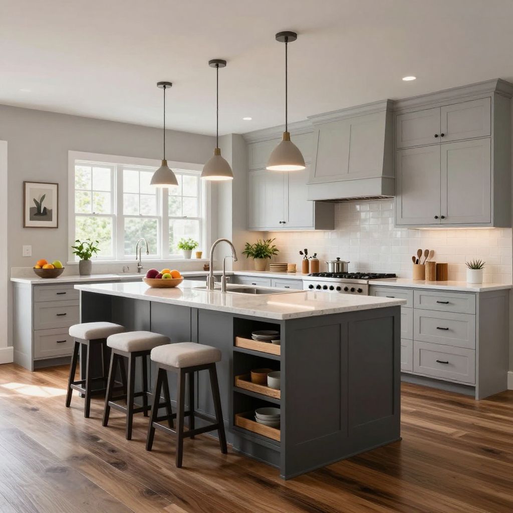 Grey kitchen idea 11