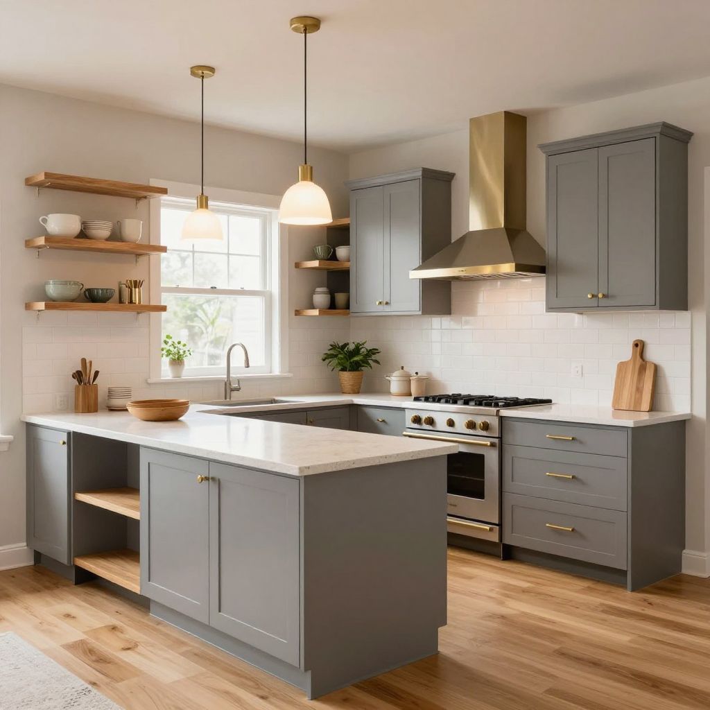 Grey kitchen idea 12