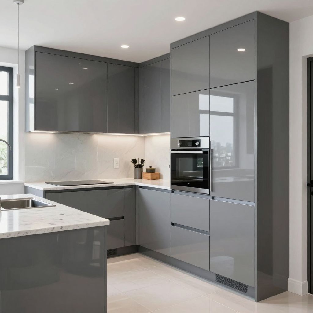 Grey kitchen idea 13