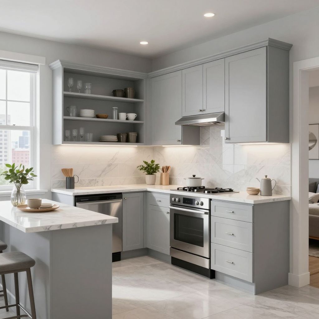 Grey kitchen idea 3