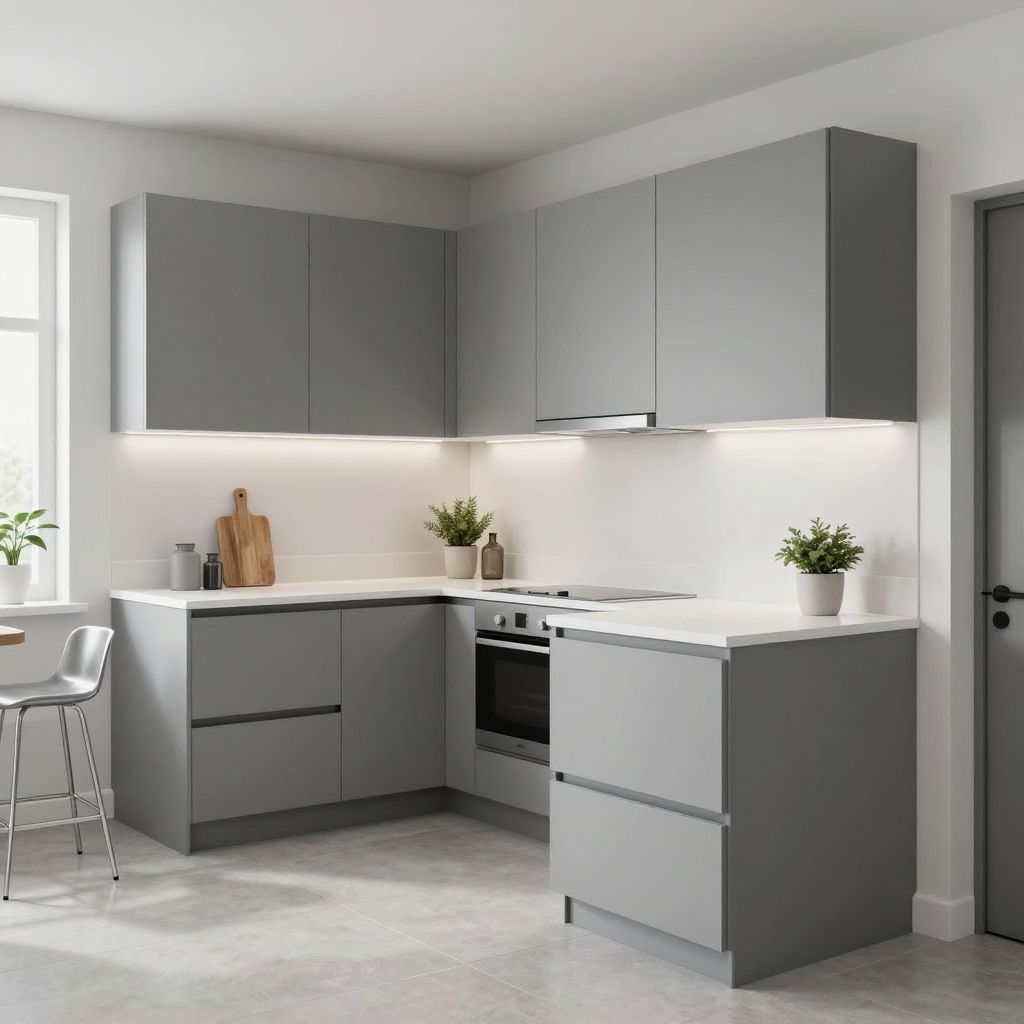 Grey kitchen idea 8