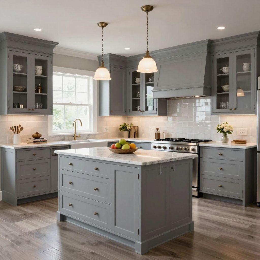 Grey kitchen idea 7