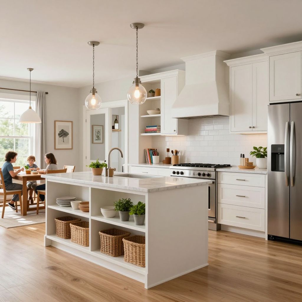 kitchen island back panel ideas open shelf back panel
