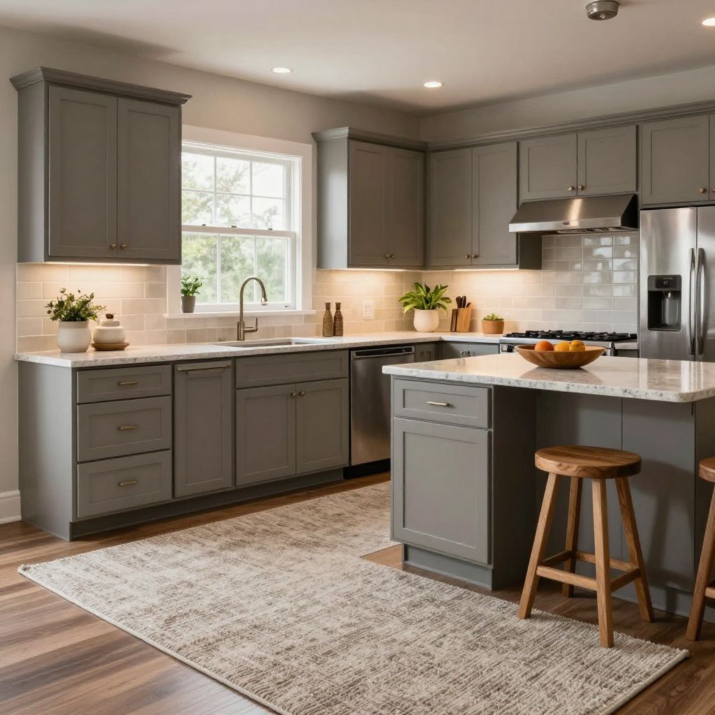 Kitchen rug ideas textured wool rug