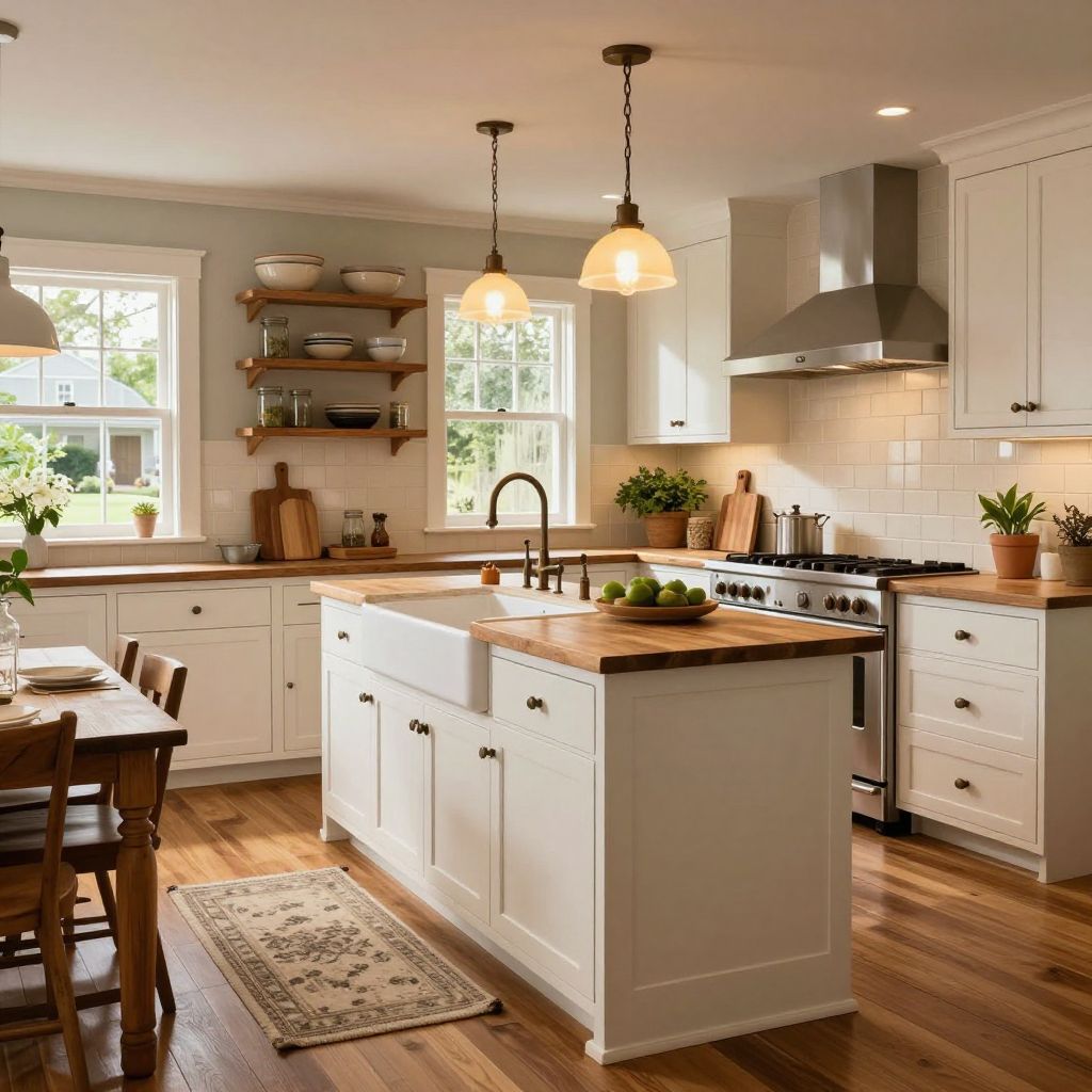 Kitchen rug ideas vintage inspired farmhouse rug