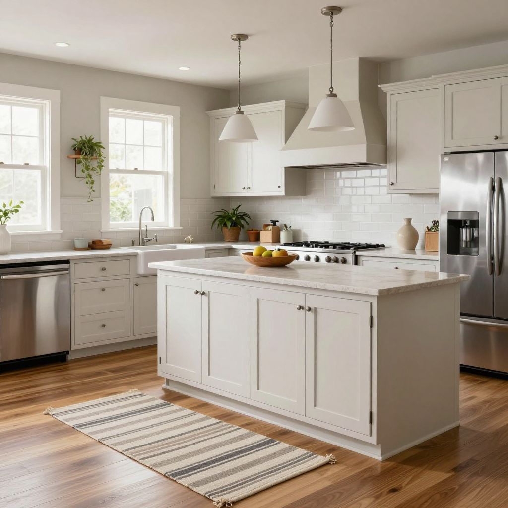 Kitchen rug ideas striped rug