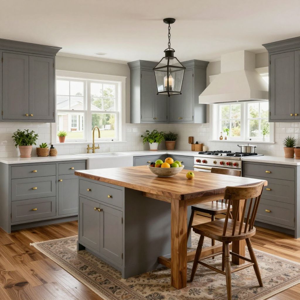 Kitchen table ideas rectangular farmhouse table