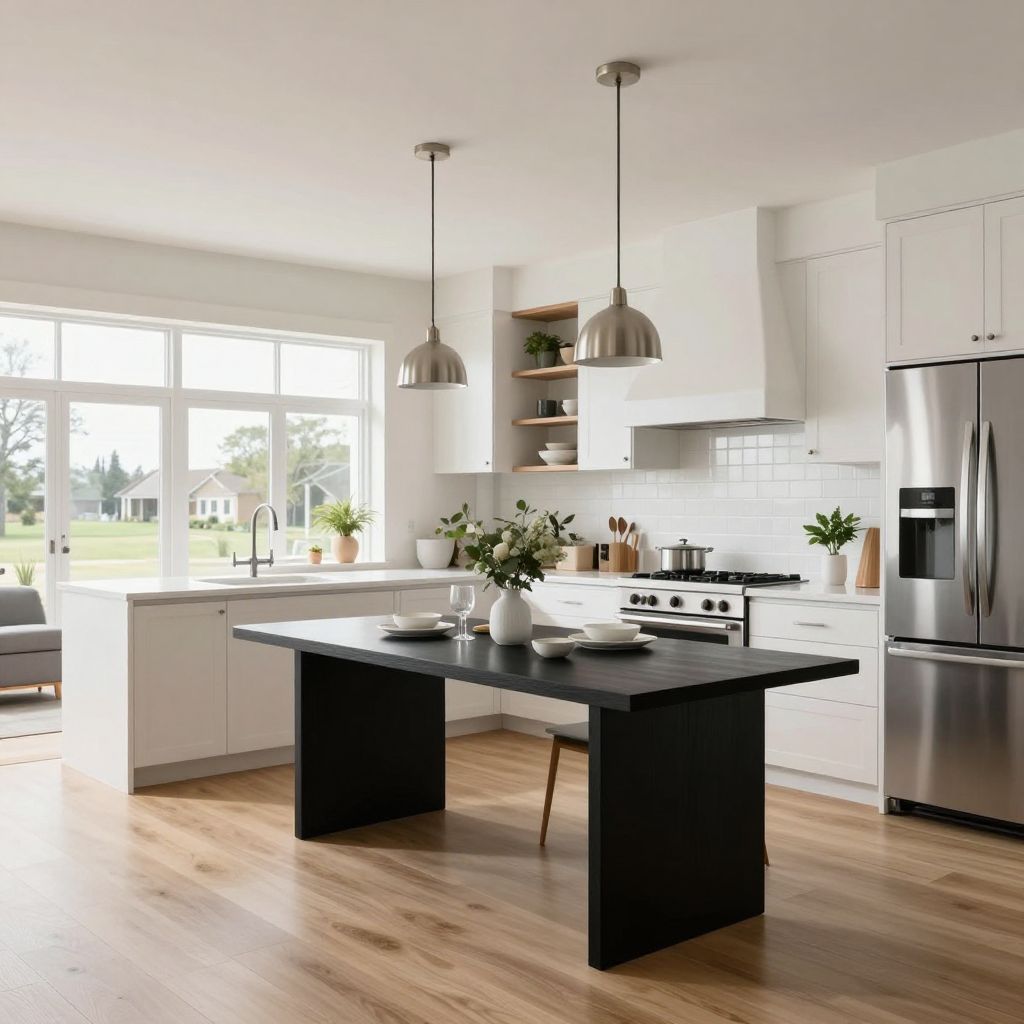 Kitchen table ideas black table