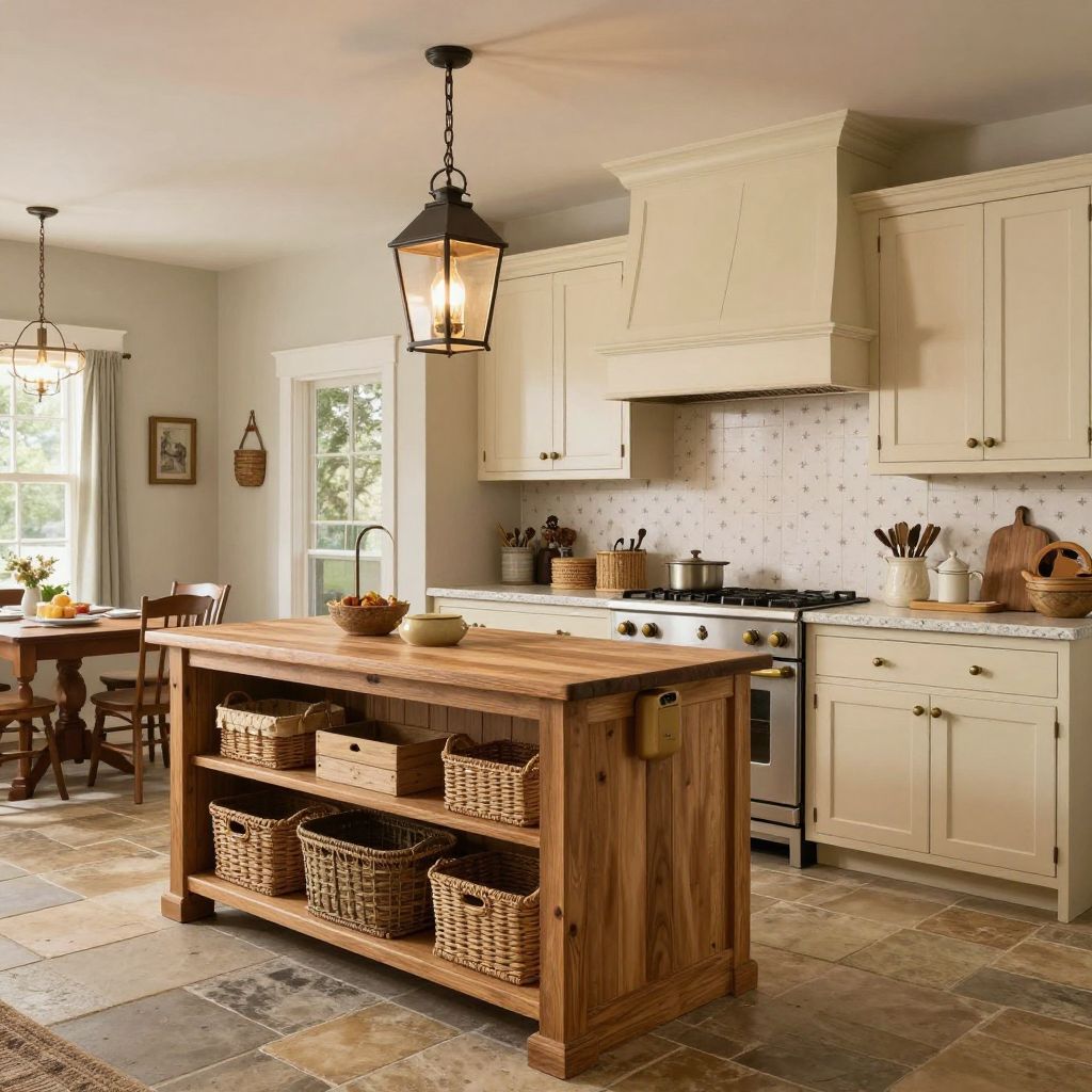 Country Wallpaper For A Cozy Everyday Kitchen