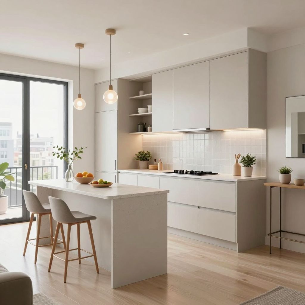 Compact Open Plan With Peninsula Seating