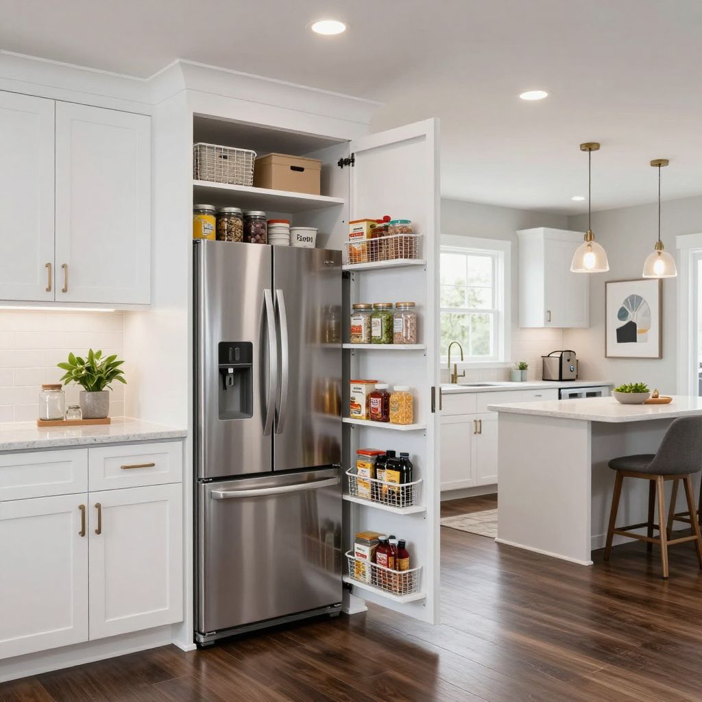 Tall Pull Out Pantry Cabinets