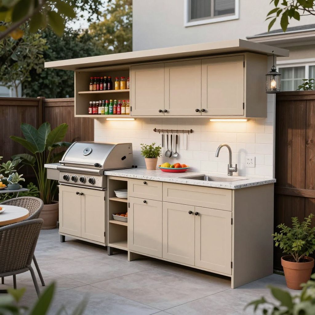 small outdoor kitchen ideas 11