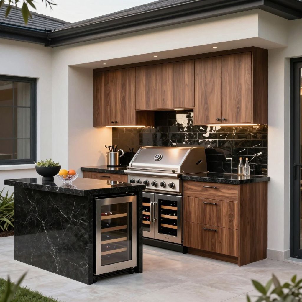 small outdoor kitchen ideas 12