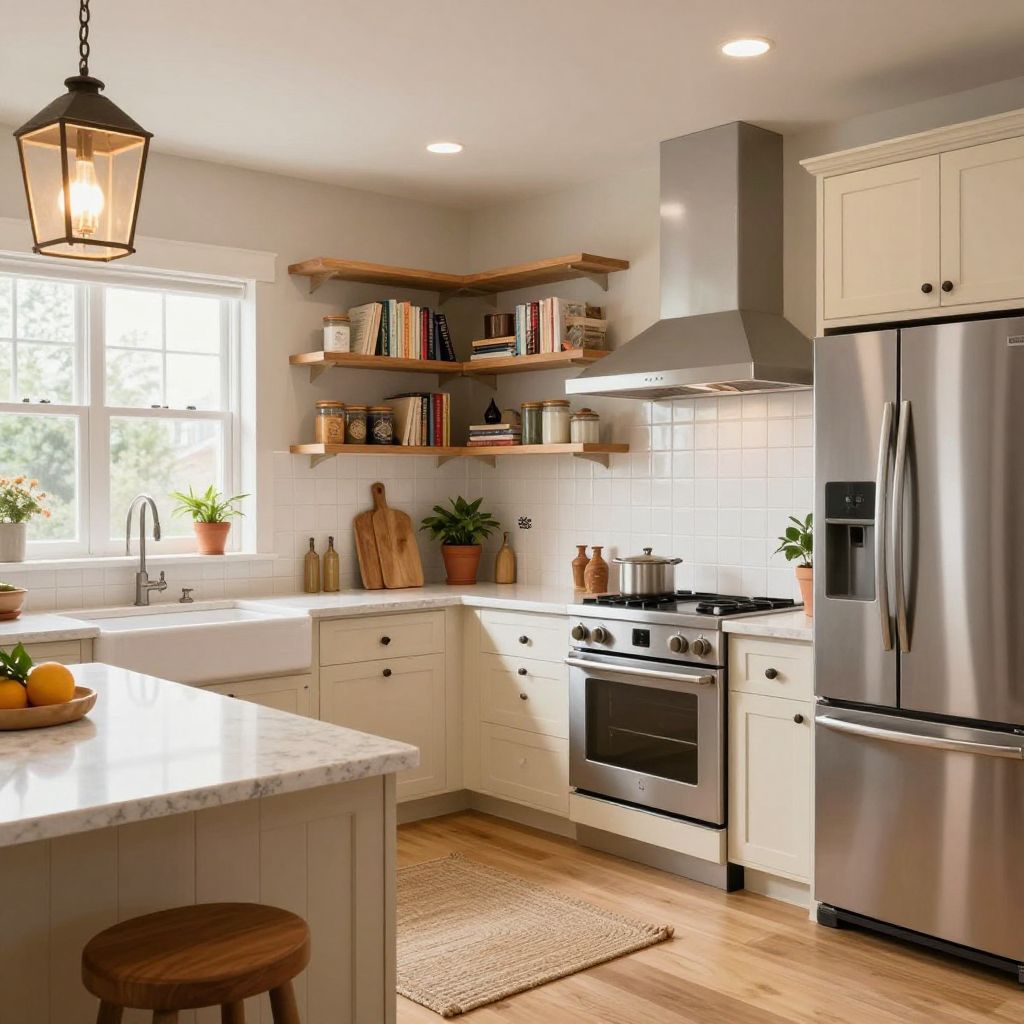 White Hand Painted Look Tile