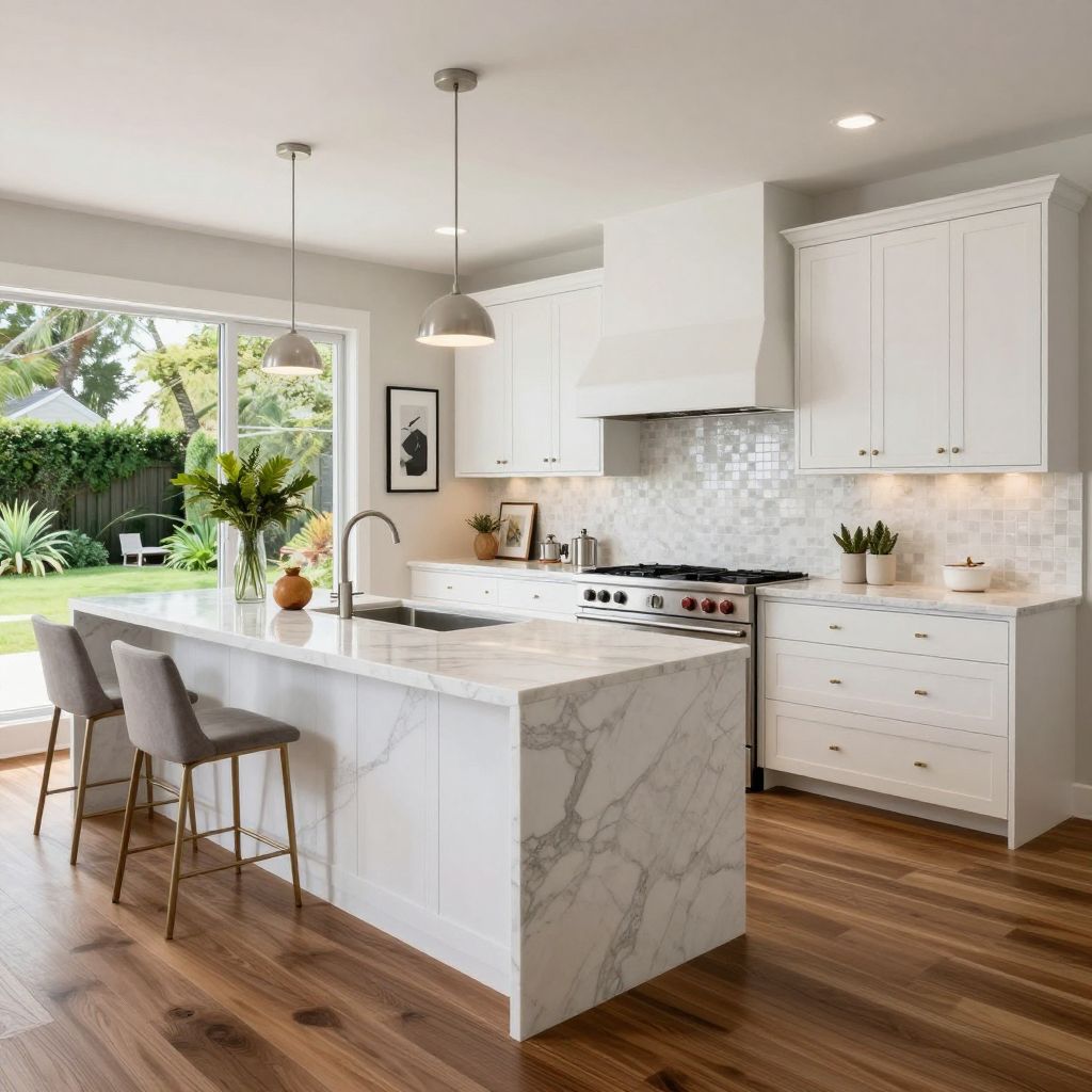 White Mosaic Marble Mix