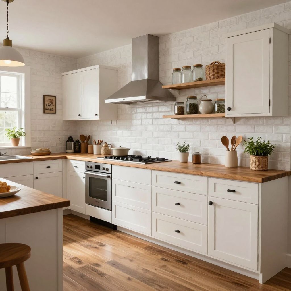 White Brick Style Tile